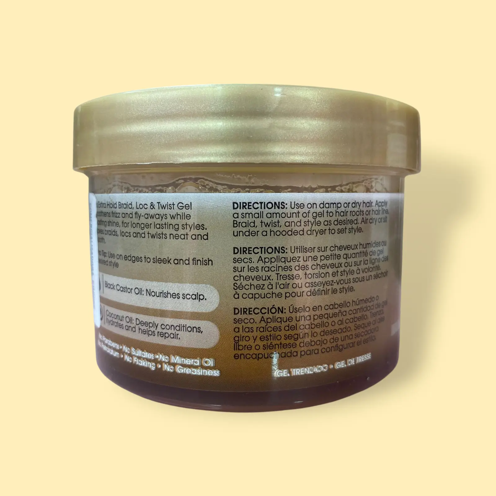 AFRICAN PRIDE GEL BLACK CASTOR MIRACLE - Imagen 2