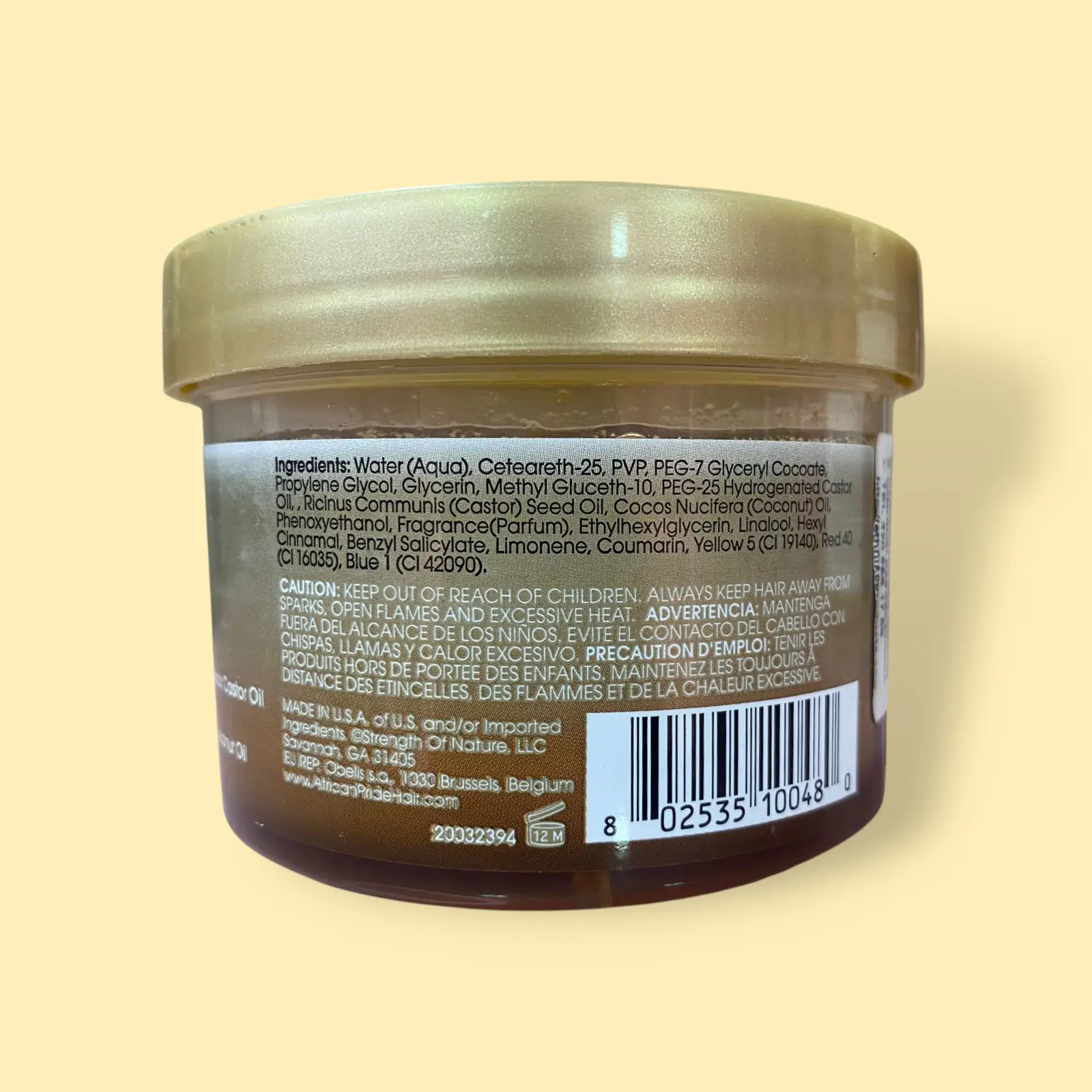 AFRICAN PRIDE GEL BLACK CASTOR MIRACLE - Imagen 3