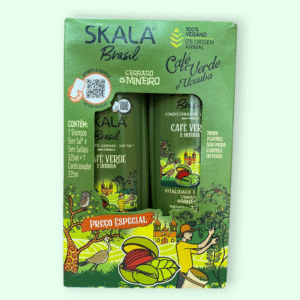 SKALA KIT SHAMPOO Y ACONDICIONADOR CAFE VERDE