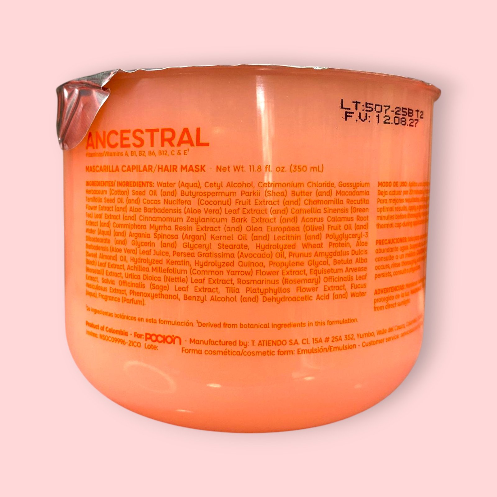 POCION REPUESTO MASCARILLA ANCESTRAL - Imagen 3