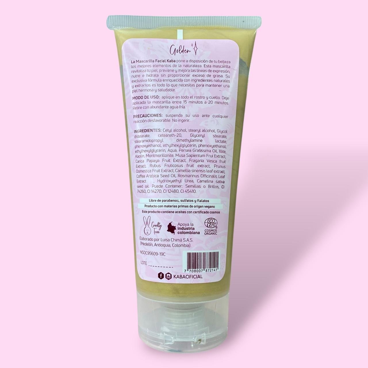 KABA MASCARILLA FACIAL GOLDEN - Imagen 2