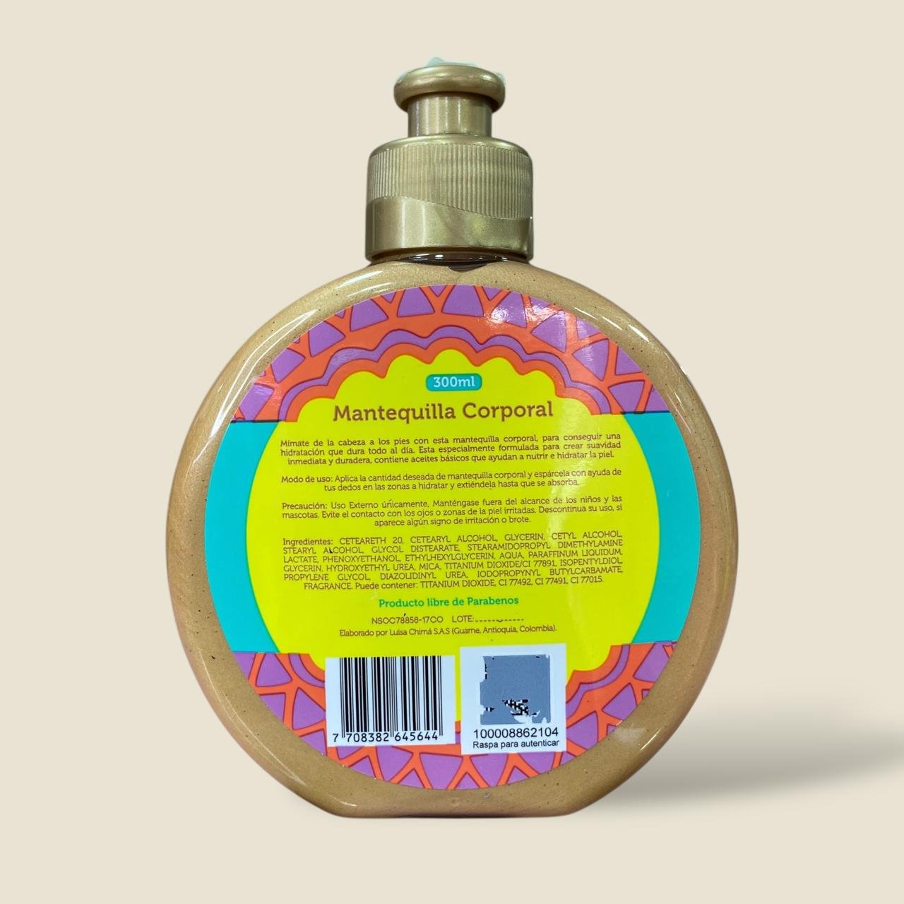 D'LUCHI MANTEQUILLA CORPORAL - Imagen 2