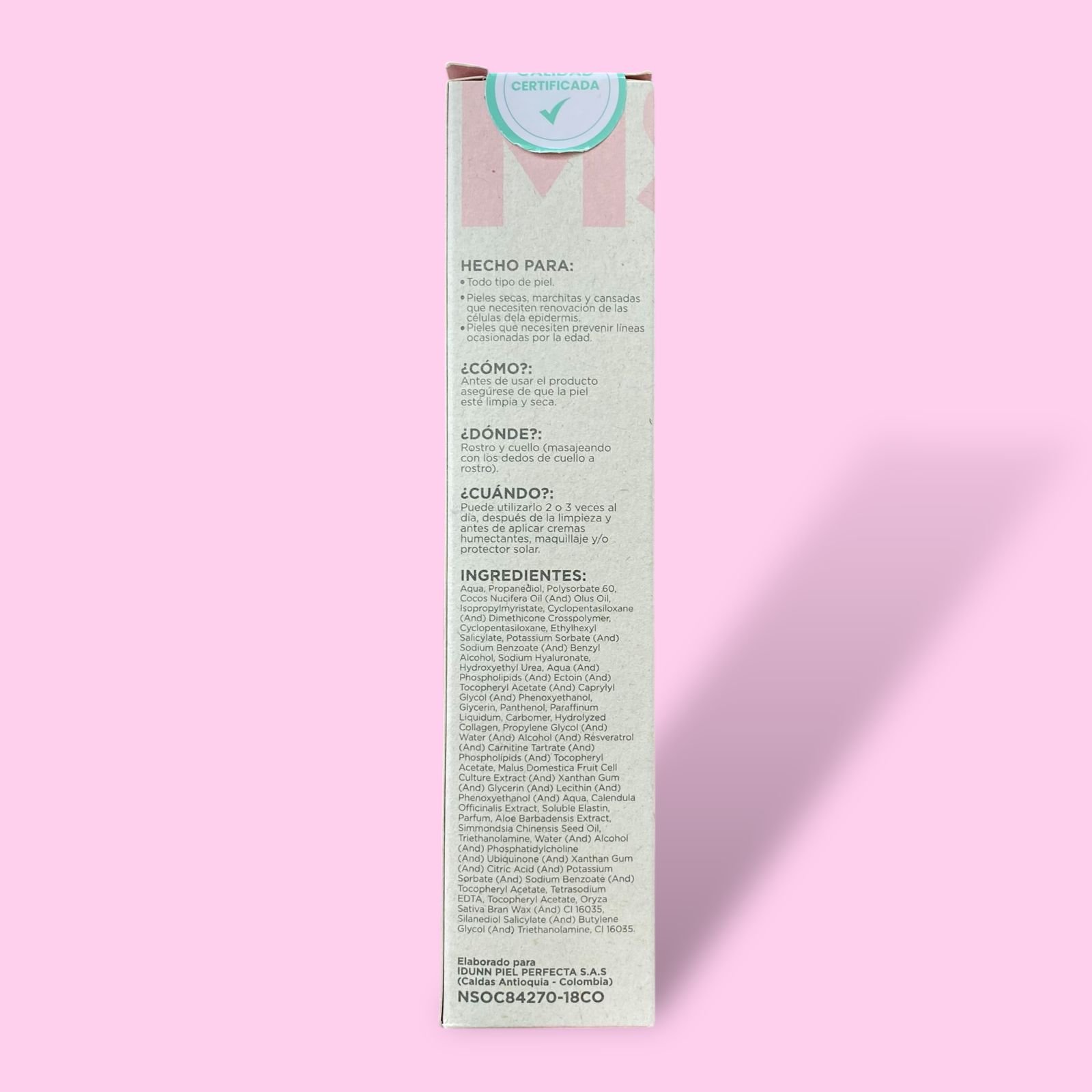 IDUNN SERUM REGENERADOR FACIAL - Imagen 2